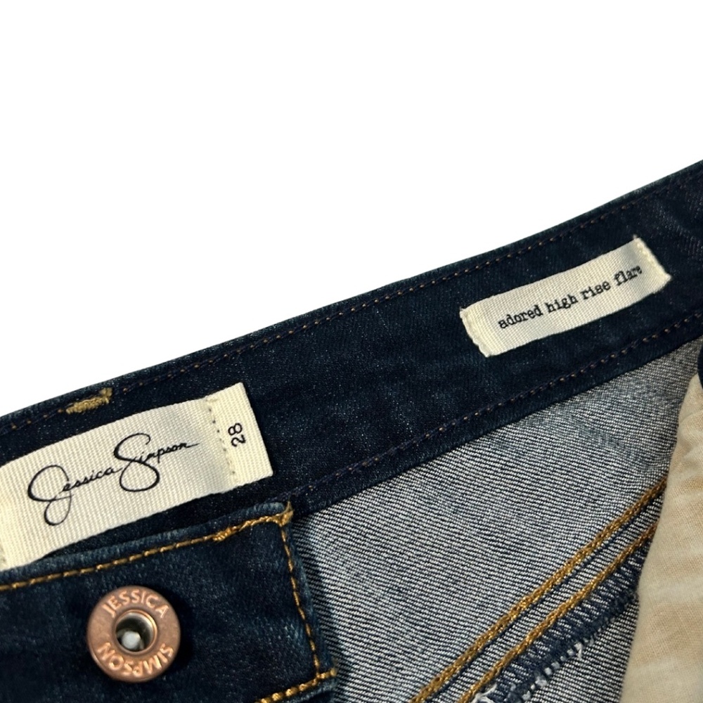 New with Tags Jessica Simpson Adored High Rise Flare Jeans, Size 28 - Picture 6 of 9